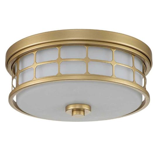 polgari art deco mennyezeti lampa bronz rez elegans klasszikus koralaku alacsony belmagassag folyoso haloszoba lampak arany.jpg